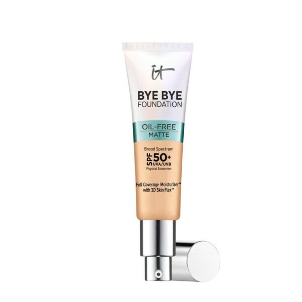 it Cosmetics Bye Bye Foundation Oil-Free Matte Full Coverage Moisturizer with SPF 50+كريم اساس غير لامع حماية من الشمس