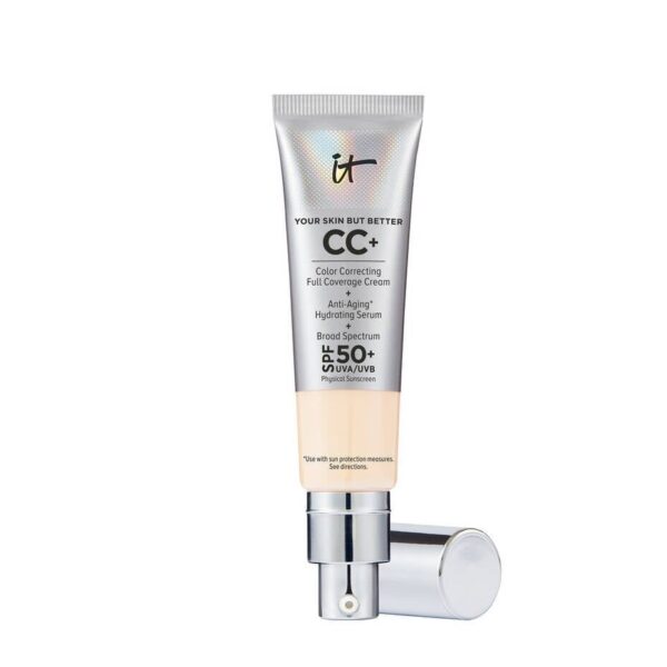 it Cosmetics CC+ Cream Full-Coverage Foundation with SPF 50+ 32mlكريم اساس مع عامل حماية من الشمس ومقاوم للشيخوخة