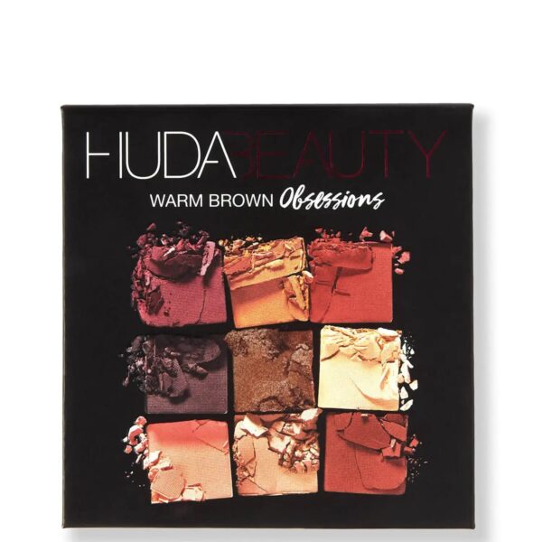 HUDA Beauty Obsessions Eyeshadow Palette Warm Brown هدى بيوتي باليت شدو ورم براون