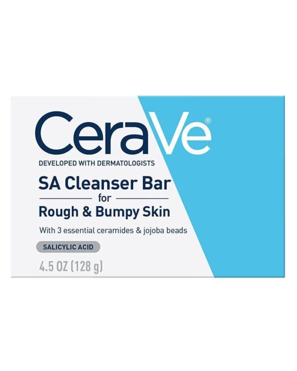 cerave SA Cleanser Bar for Rough & Bumpy Skin SOAP-FREE BAR 128 g صابون منظف للجسم