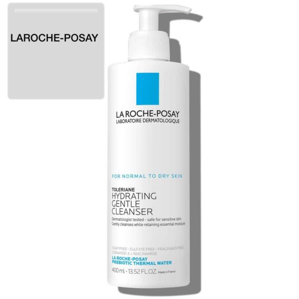 larouche-posay TOLERIANE HYDRATING GENTLE FACIAL CLEANSER 400 ml لاروش بوزيه غسول مرطب يومي للوجه