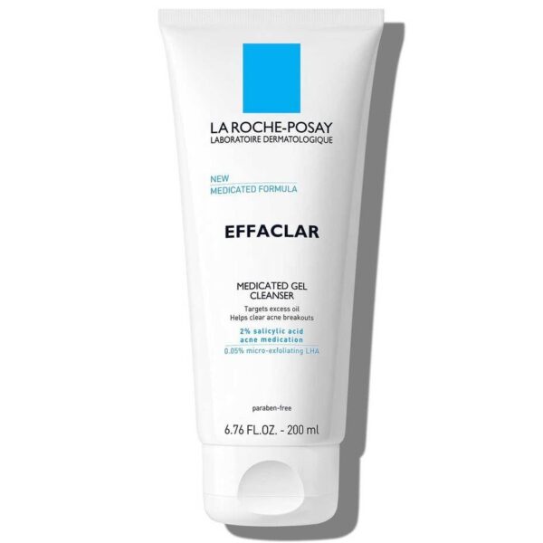 larouche-posay EFFACLAR MEDICATED ACNE FACE WASH 200 ml لاروش بوزيه غسول لحب الشباب