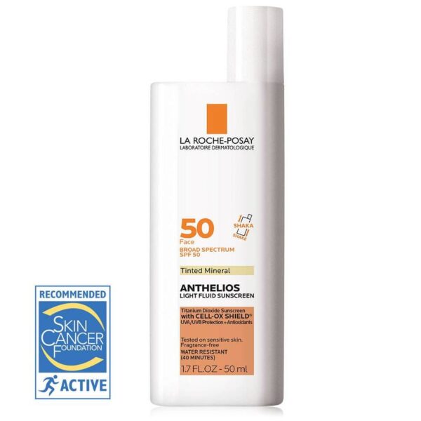 larouche-posay ANTHELIOS MINERAL TINTED SUNSCREEN FOR FACE50 ml SPF 50 واقي حماية من الشمس