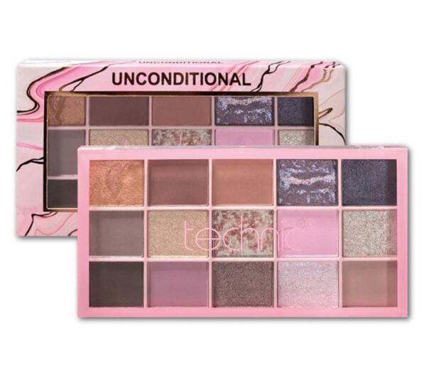 Technic Pressed Pigment Eyeshadow Palette - Unconditional تكنيك باليت ظلال عيون