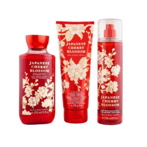 BATH AND BODY WORKS JAPANESE CHERRY BLOSSOM GIFT SET  باث اند بدي  مجموعة العناية بالجسم