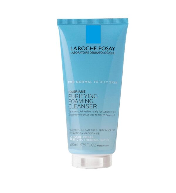 larouche-posay Toleriane Purifying Foaming Facial Wash for Normal to Oily Skin 200 ML لاروش بوزيه غسول للبشرة الدهنية