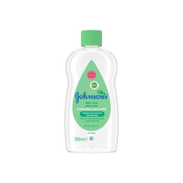 Johnson's Baby Aloe Vera Oil 300ml زيت الالوفيرا من جونسون