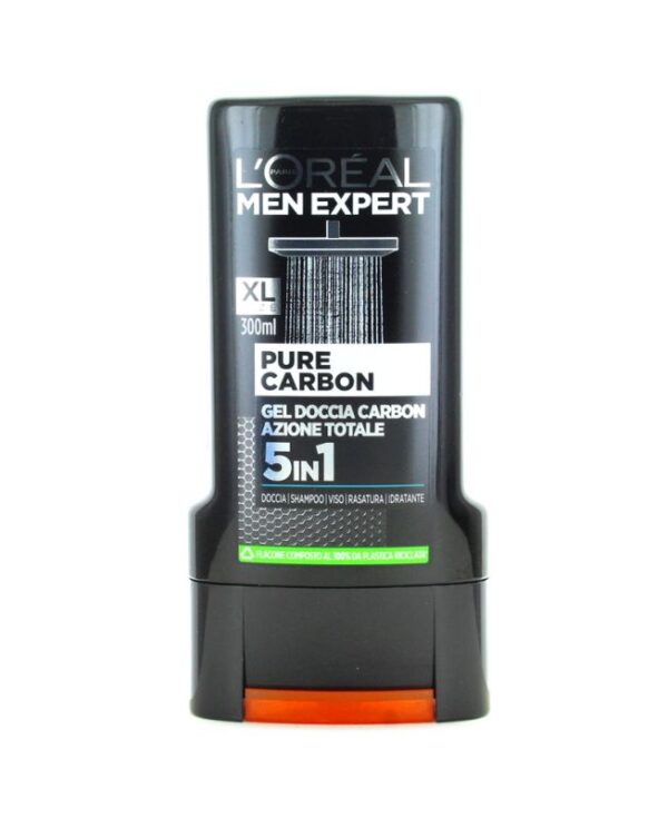 LOREAL MEN EXPERT PURE CARBON SHOWER 5in1 300ml غسول للرجال من لوريال