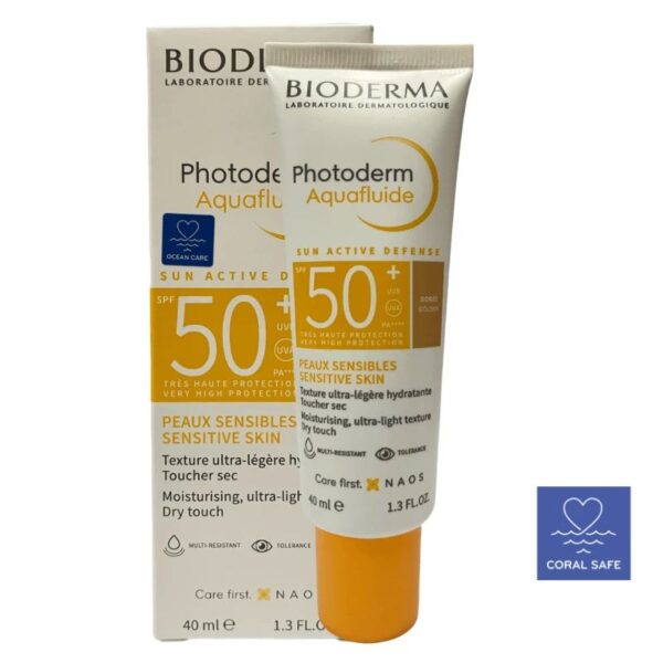 Bioderma Photoderm Aquafluide SPF50 + Golden 40ml بايوديرما واقي حماية من الشمس مع تينت