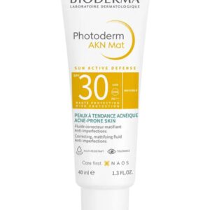 BIODERMA Photoderm AKN Mat Acne Prone Skin 30 +Spf 40ml بايوديرما كريم واقي حماية من الشمس مقاوم للماء
