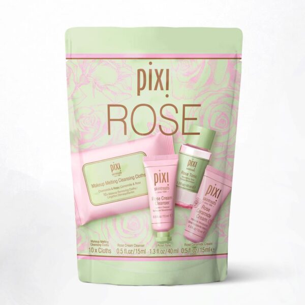 Pixi rose beauty in a bag بيكسي حقيبة العناية بالبشرة بالورد