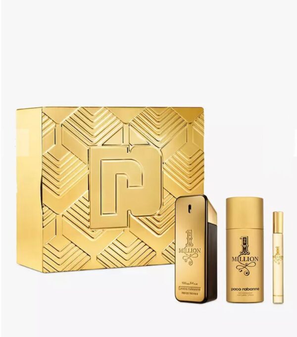 Paco Rabanne 1 Million Eau de Toilette 100ml Fragrance Gift Set سيت عطر رجالي