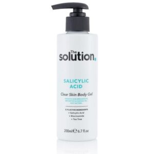THE SOLUTION Salycylic Acid Clear Skin Body Gel 200ml جل مرطب بالسالسيلك اسد