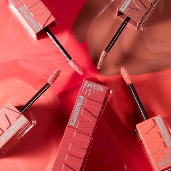 Maybelline SUPER STAY VINYL INK LONGWEAR LIQUID LIPCOLOR ميبيلين سوبر ستي احمر شفاه سائل