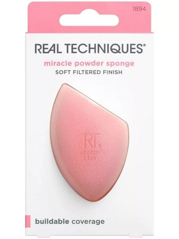 Real Techniques Miracle Powder Sponge ريل تكنيك اسفنجة بودرة