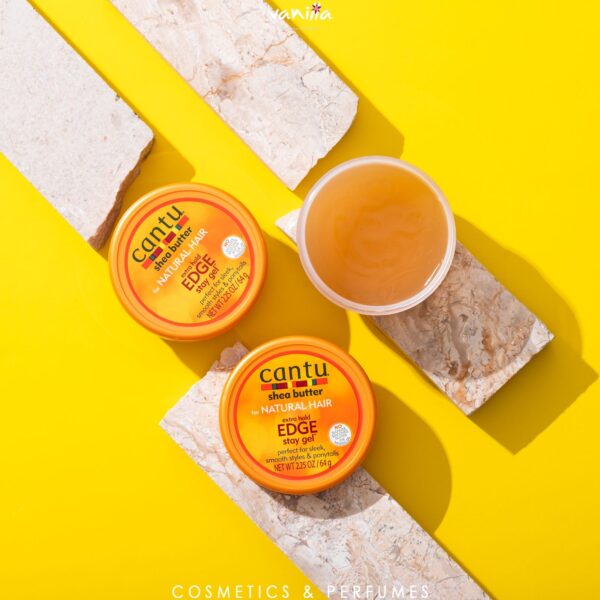 Cantu Shea Butter Extra Hold Edge Stay Gel كانتو جل مثبت للشعر