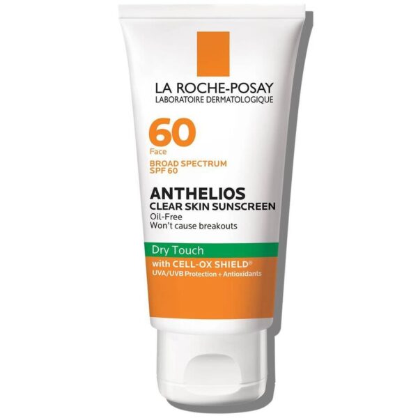 LA-ROCHE POSAY ANTHELIOS CLEAR SKIN OIL FREE SUNSCREEN SPF 60 لاروش بوزيه واقي شمس للبشرة المعرضة لحب الشباب