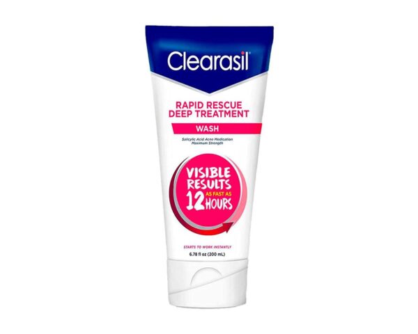 Clearasil Rapid Rescue Deep Treatment Acne Face Wash غسول معالجة الحبوب