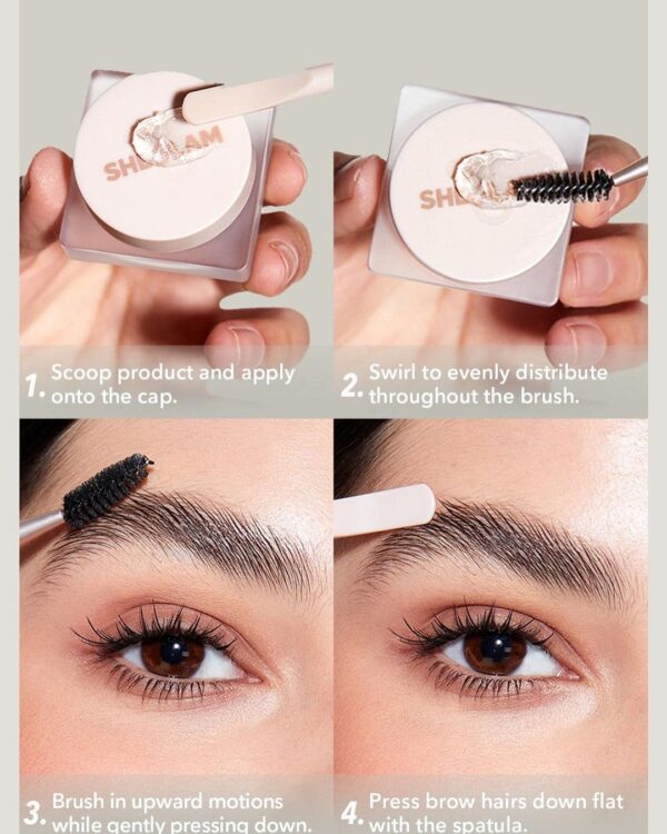 SHEGLAM SET ME UP BROW HOLD-CRYSTAL CLEAR شيكلام جل حواجب