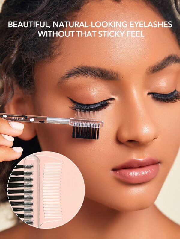 sheglam 3 in 1 lash&brow brush شيكلام فرشاة