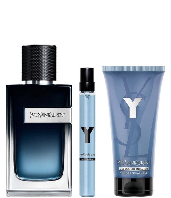 Yves Saint Laurent Y Eau de Parfum Men's 3-Piece Gift Set ايف سان لوران سيت