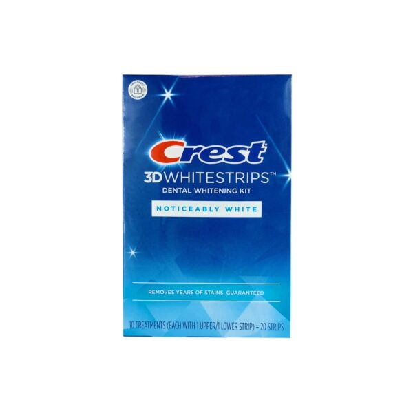 Crest 3D Whitestrips Noticeably White Whitening Kit كريست كت تبيض الاسنان