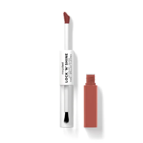 WET N WILD MEGALAST LOCK ‘N’ SHINE LIP COLOR + GLOSS احمر شفاه + ملمع