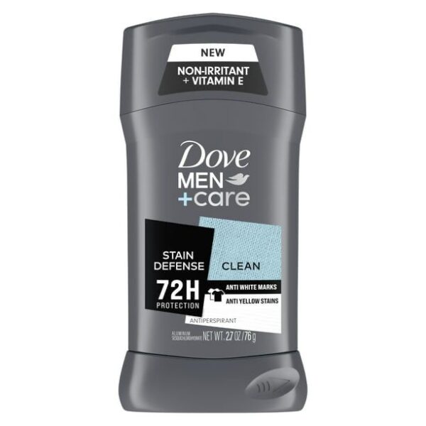 Dove Men +Care Stain Defense Clean Antiperspirant Deodorant 76g دوف مزيل عرق و مضاد تعرق رجالي