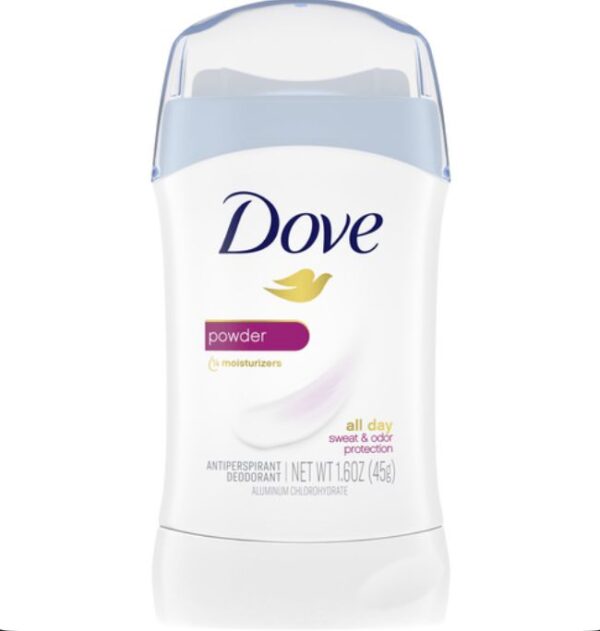 Dove Invisible Solid Powder Antiperspirant Deodorant 45g دوف مضاد تعرق و مزيل عرق