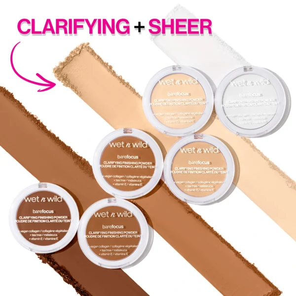 WET N WILD BARE FOCUS CLARIFYING FINISHING POWDER بودرة مضغوطة