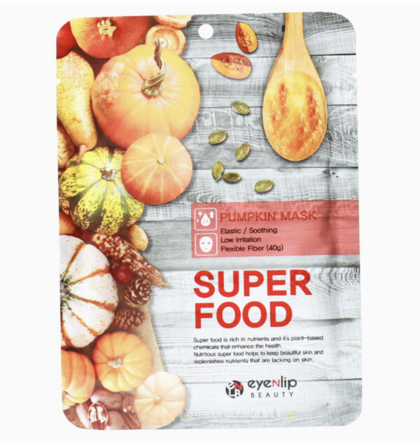 Eyenlip Super Food Pumpkin Sheet Mask 30Sheet اينلب ماسكات ورقية