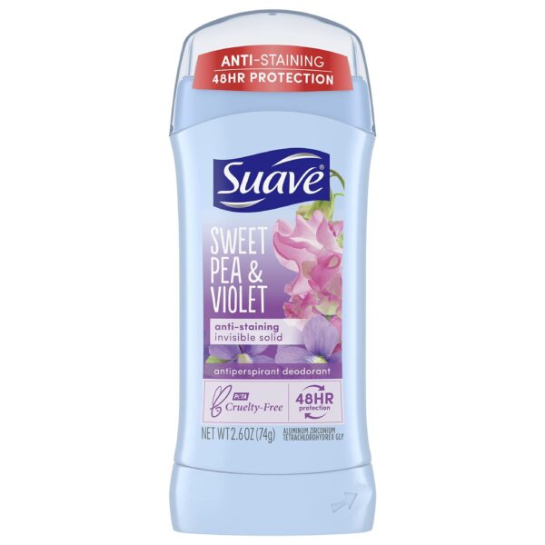 Suave Antiperspirant Deodorant 48h Sweet Pea and Violet سواف مانع تعرق و مزيل عرق