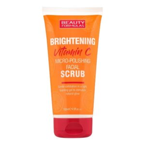 Beauty Formulas Brightening Vitamin C Micro-Polishing Facial Scrub 150ml بيوتي فورمولاس مقشر مبيض بفيتامين سي