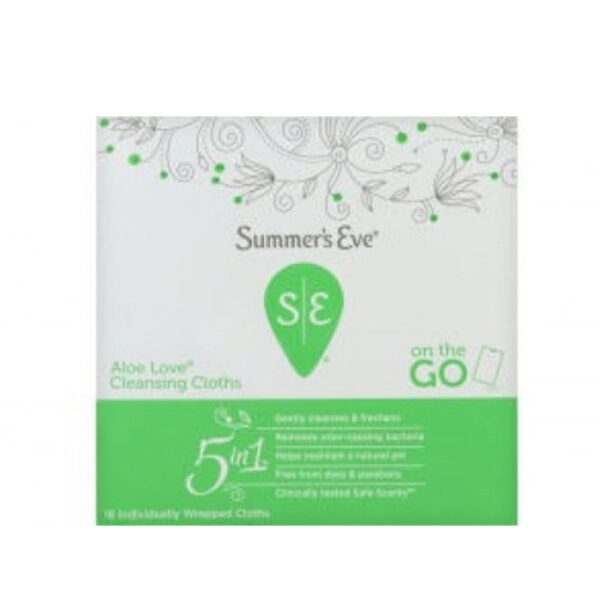 Summer's Eve Aloe Love Cleansing Cloths سمرز ايف مناديل نسائية