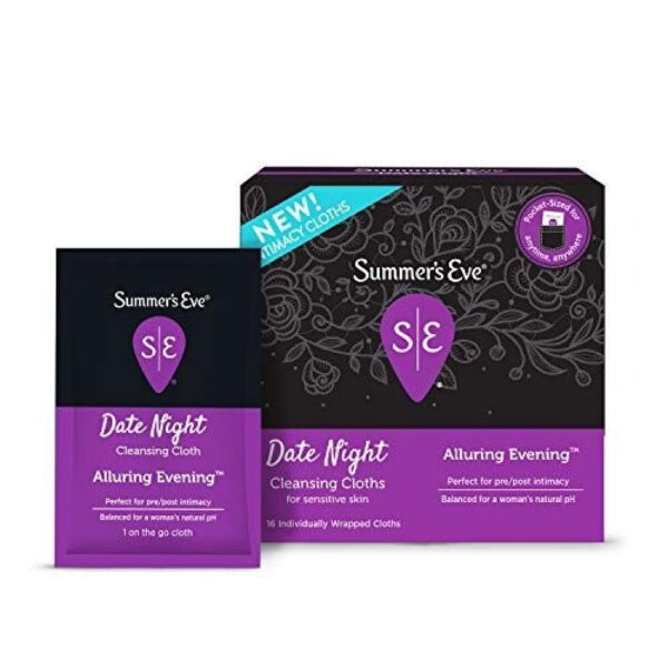 Summer’s eve Date Night Cleansing Cloths سمرز ايف مناديل نسائية ليلية