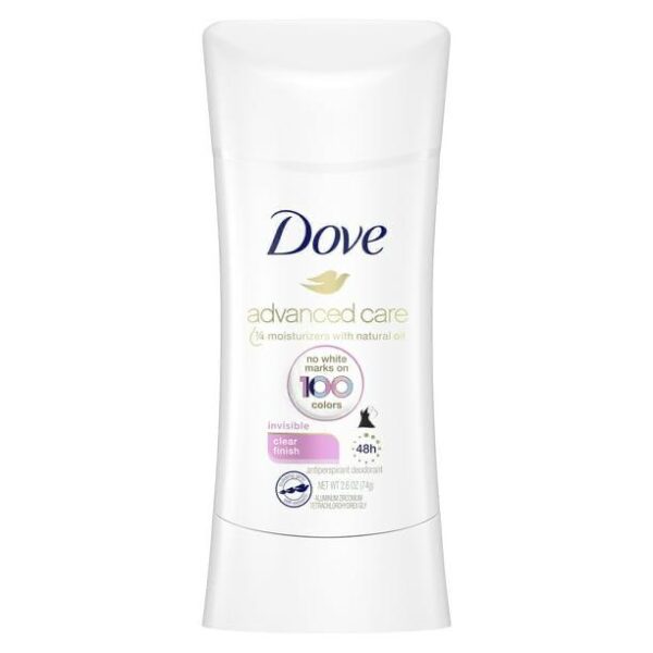 Dove Invisible Advanced Care Antiperspirant Stick 48h Clear Finish 74g دوف مضاد تعرق و مزيل عرق ستك