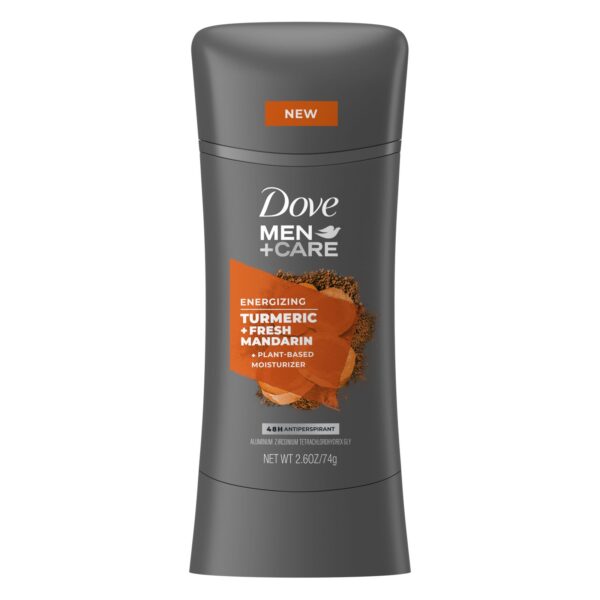 Dove Men +Care Stimulating Turmeric + Fresh Mandarin Antiperspirant Stick 74g دوف مزيل عرق و مضاد تعرق رجالي