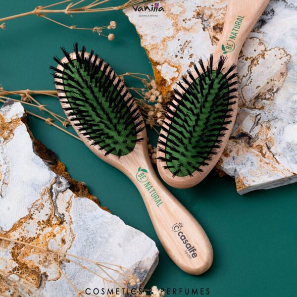 Casalfe Wooden Oval Boar Bristle Hair Brush-254فرشاة شعر خشبية