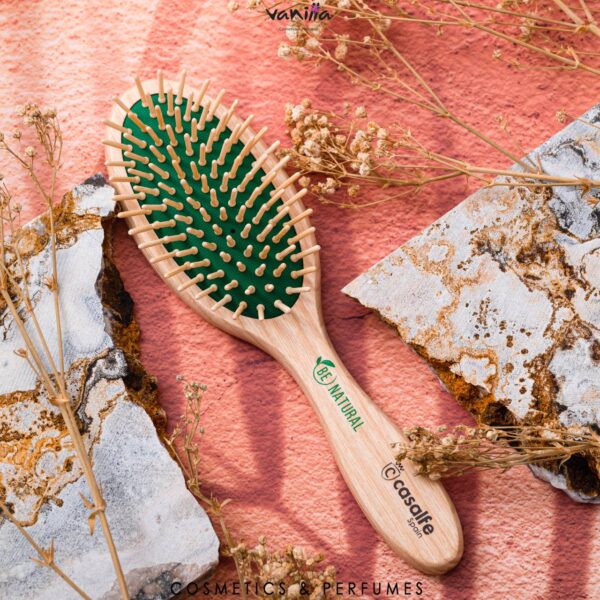 Casalfe Natural Collection Oval Wooden Brush فرشاة شعر خشبية