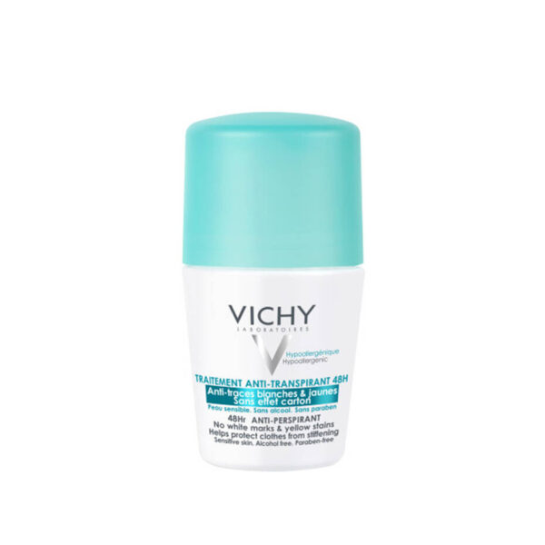 VICHY No Marks 48hr Roll-On Deodorantفيجي مزيل عرق بدون اثار لمدة 48 ساعة