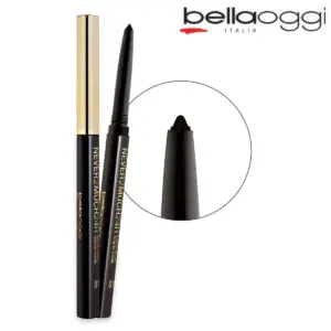 BELLAOGGI never 2 much pencil long lasting eye pencil never so black بيلا اوجي قلم كحل طويل البقاء