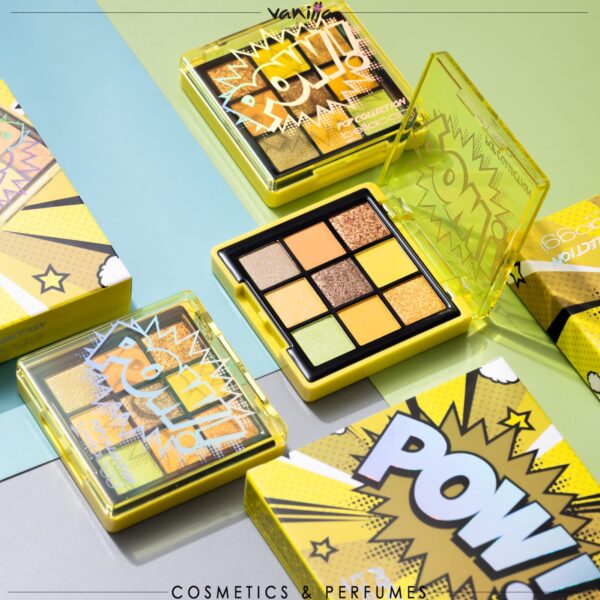 BELLA OGGI TROUSSE POP COLLECTION PALETTE OMBRETTI POW! YELLOW 06 بيلا اوجي باليت ايشدو