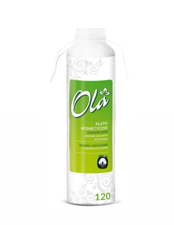 ola cotton pads120 شرائح قطنيةمتعددة الاستعمالات