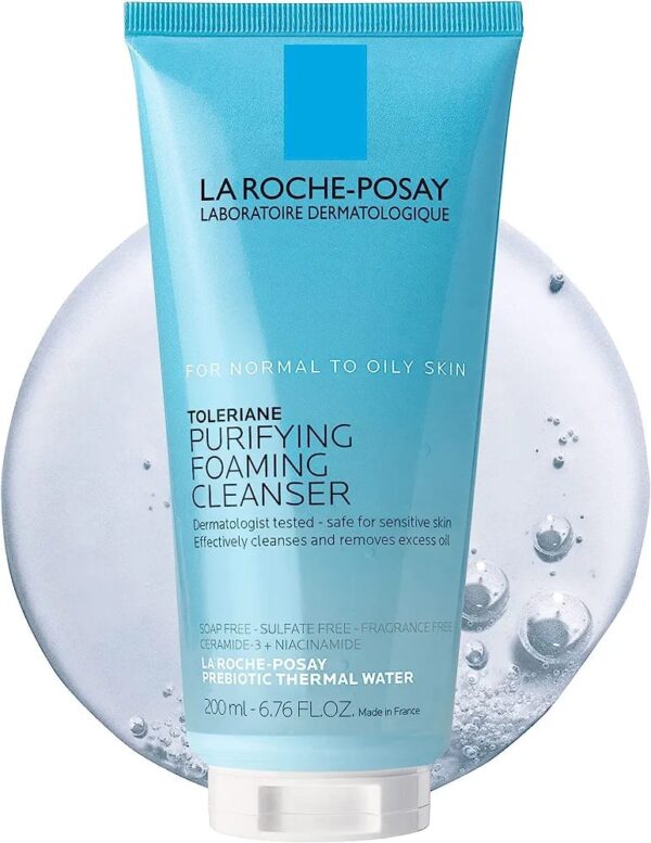 La Roche-Posay Toleriane Purifying Foaming Facial Cleanser لاروش بوزيه منظف ​​الوجه الرغوي