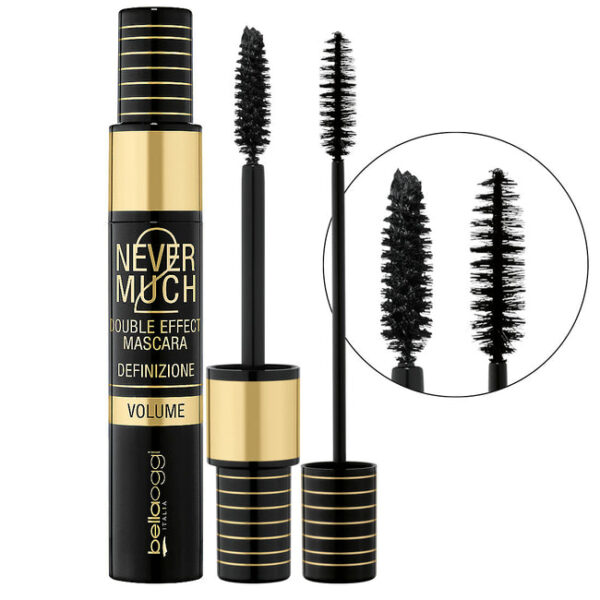 Bellaoggi NEVER 2 MUCH MASCARA Mascara double effect بيلا اوجي مسكارا