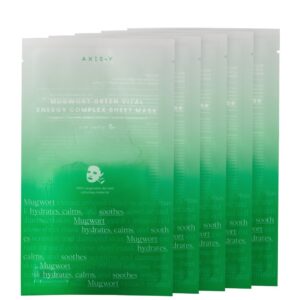 AXIS-Y green vital energy sheet mask قناع كرين فايتل الورقي من اكسزز واي