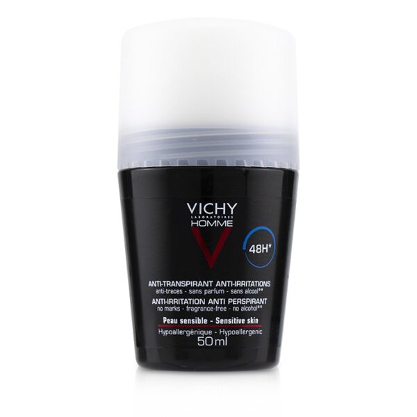 VICHY Homme 48H Anti-Irritations & Anti Perspirant Roll-On (For Sensitive Skinفيجي مضاد عرق للرجال