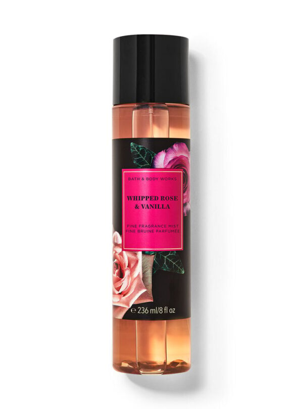 Bath & Body Works Whipped Rose & Vanilla Mist باث اند بدي ووركس مست