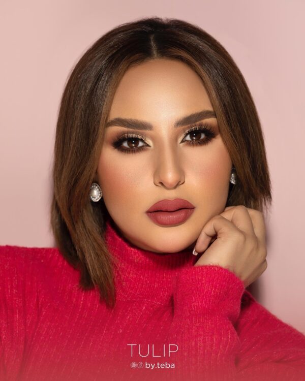 By Teba khalil liquid lipstick احمر شفاه طيبة خليل