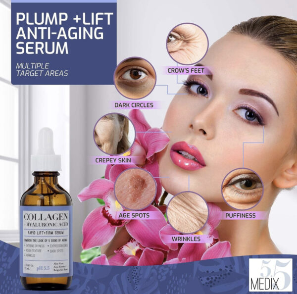 Medix 5.5 Collagen + Hyaluronic Acid Face Serum سيرم كولاجين وهيالورونيك اسد